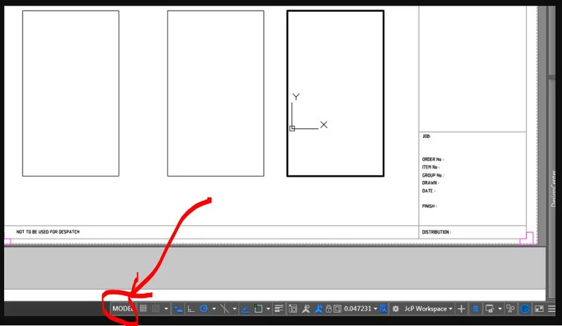 Como sair da viewport AutoCAD