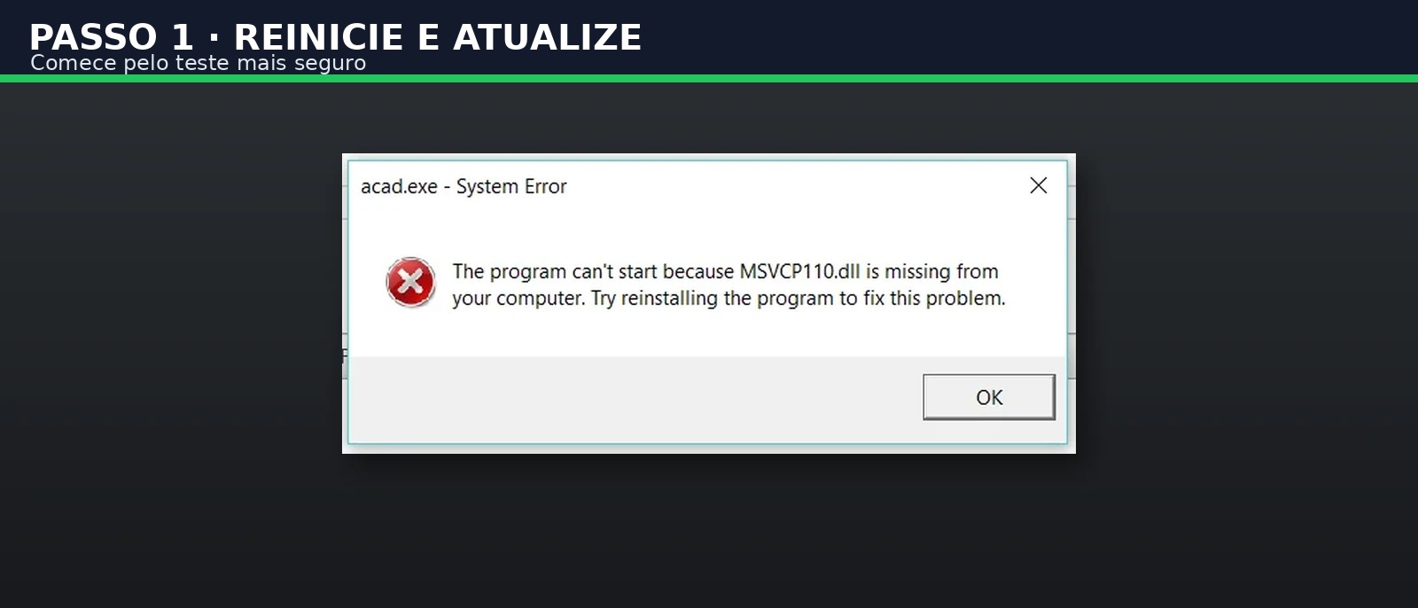 Captura real do software: Reinicie e encerre processos presos